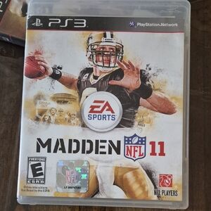 Madden NFL 11 PS3 Game - Black and White